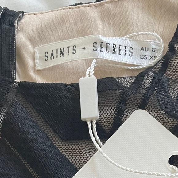 NWT Saints & Secrets Lace Cocktail Dress - Picture 4 of 4